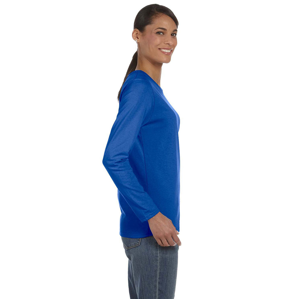 Gildan Women's Royal Heavy Cotton 5.3 oz. Long-Sleeve T-Shirt