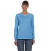 Gildan Women's Carolina Blue Heavy Cotton 5.3 oz. Long-Sleeve T-Shirt