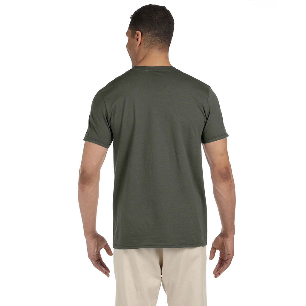 Gildan Men's Military Green Softstyle 4.5 oz. T-Shirt