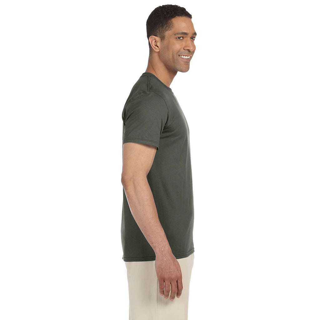 Gildan Men's Military Green Softstyle 4.5 oz. T-Shirt
