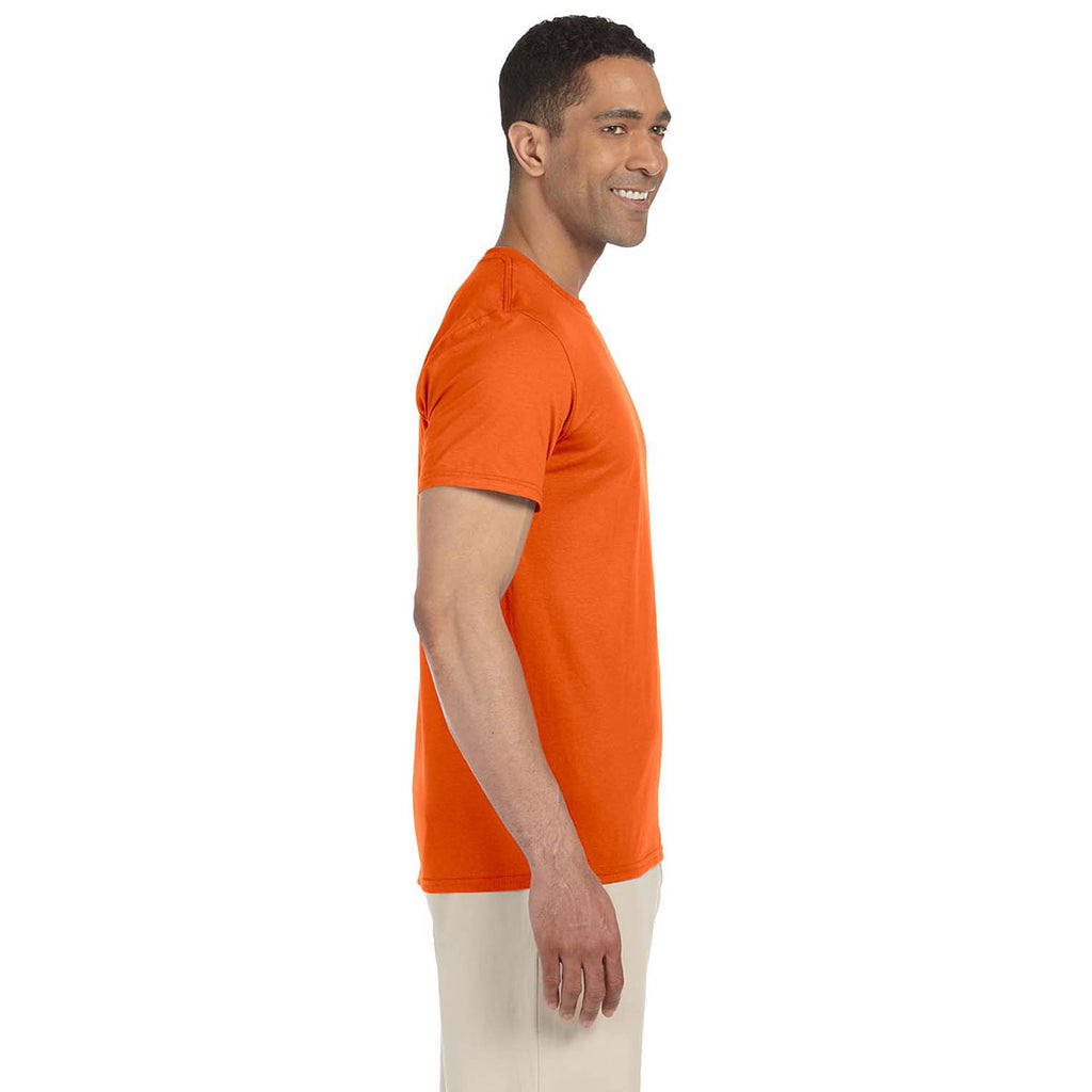Gildan Men's Orange Softstyle 4.5 oz. T-Shirt