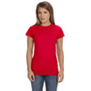 Gildan Women's Cherry Red Softstyle 4.5 oz. Fitted T-Shirt