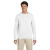 Gildan Men's White Softstyle 4.5 oz. Long-Sleeve T-Shirt