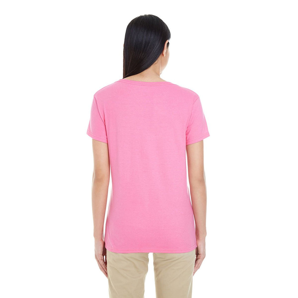Gildan Women's Azalea Softstyle 4.5 oz. Deep Scoop T-Shirt