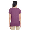 Gildan Women's Heather Aubergine Softstyle 4.5 oz. Deep Scoop T-Shirt