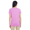 Gildan Women's Heather Radiant Orchid Softstyle 4.5 oz. Deep Scoop T-Shirt