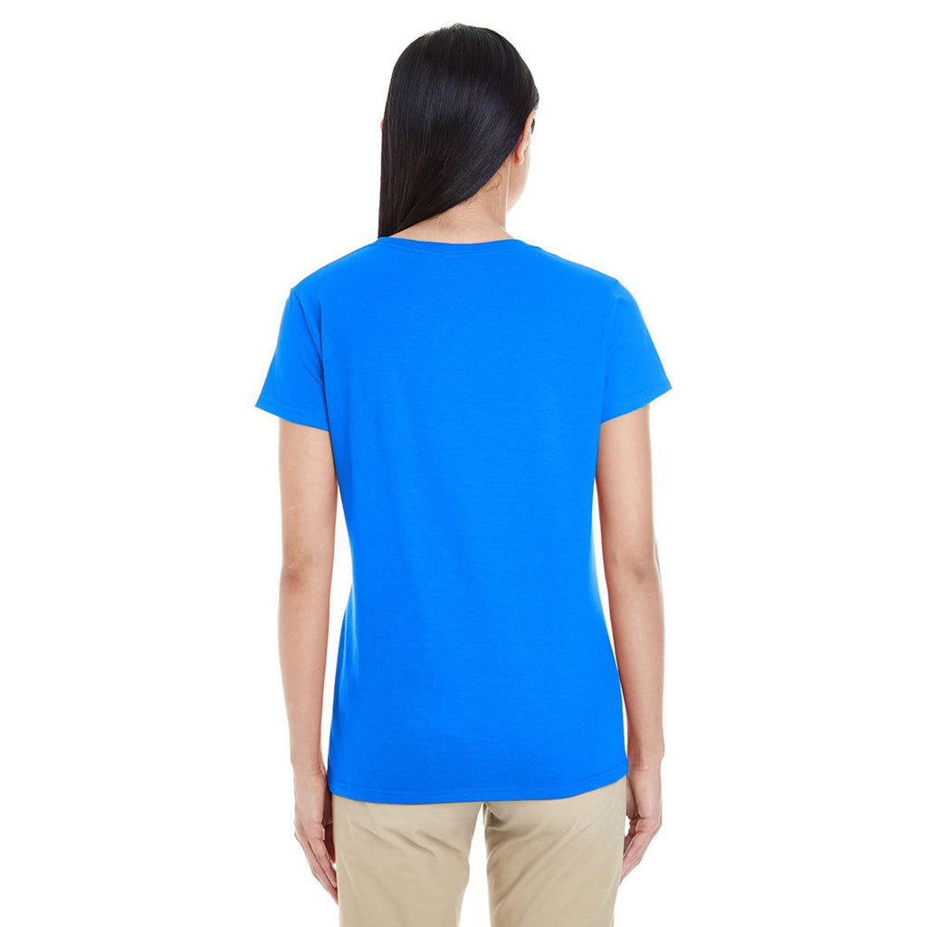 Gildan Women's Royal Softstyle 4.5 oz. Deep Scoop T-Shirt