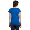 Gildan Women's Royal Blue SoftStyle 4.5 oz. Fitted V-Neck T-Shirt