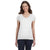 Gildan Women's White SoftStyle 4.5 oz. Fitted V-Neck T-Shirt