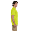 Gildan Unisex Safety Green 5.5 oz. 50/50 Pocket T-Shirt