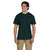 Gildan Unisex Forest Green 5.5 oz. 50/50 Pocket T-Shirt