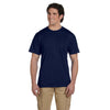 Gildan Unisex Navy 5.5 oz. 50/50 Pocket T-Shirt