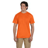 Gildan Unisex Safety Orange 5.5 oz. 50/50 Pocket T-Shirt
