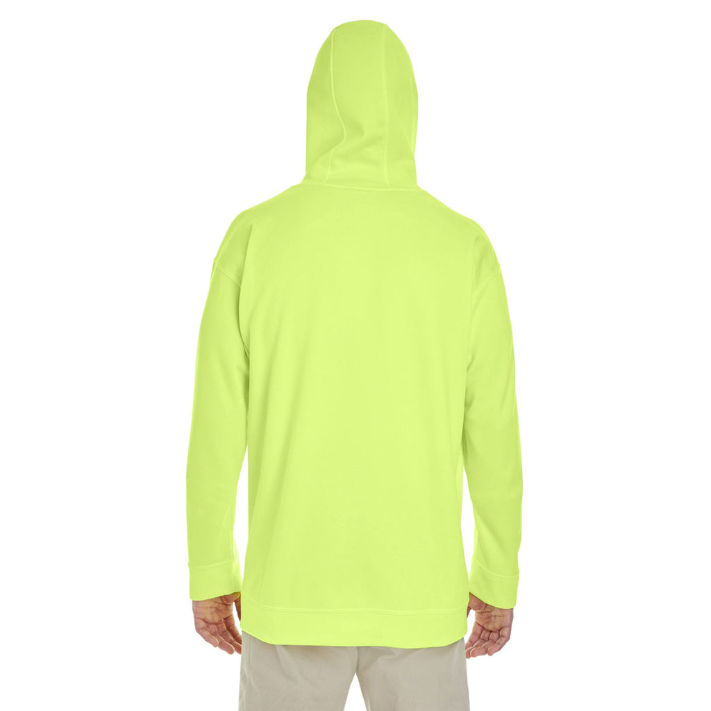 Gildan Men's Safety Green Performance 7 oz. Tech Hooded Sweatshirt