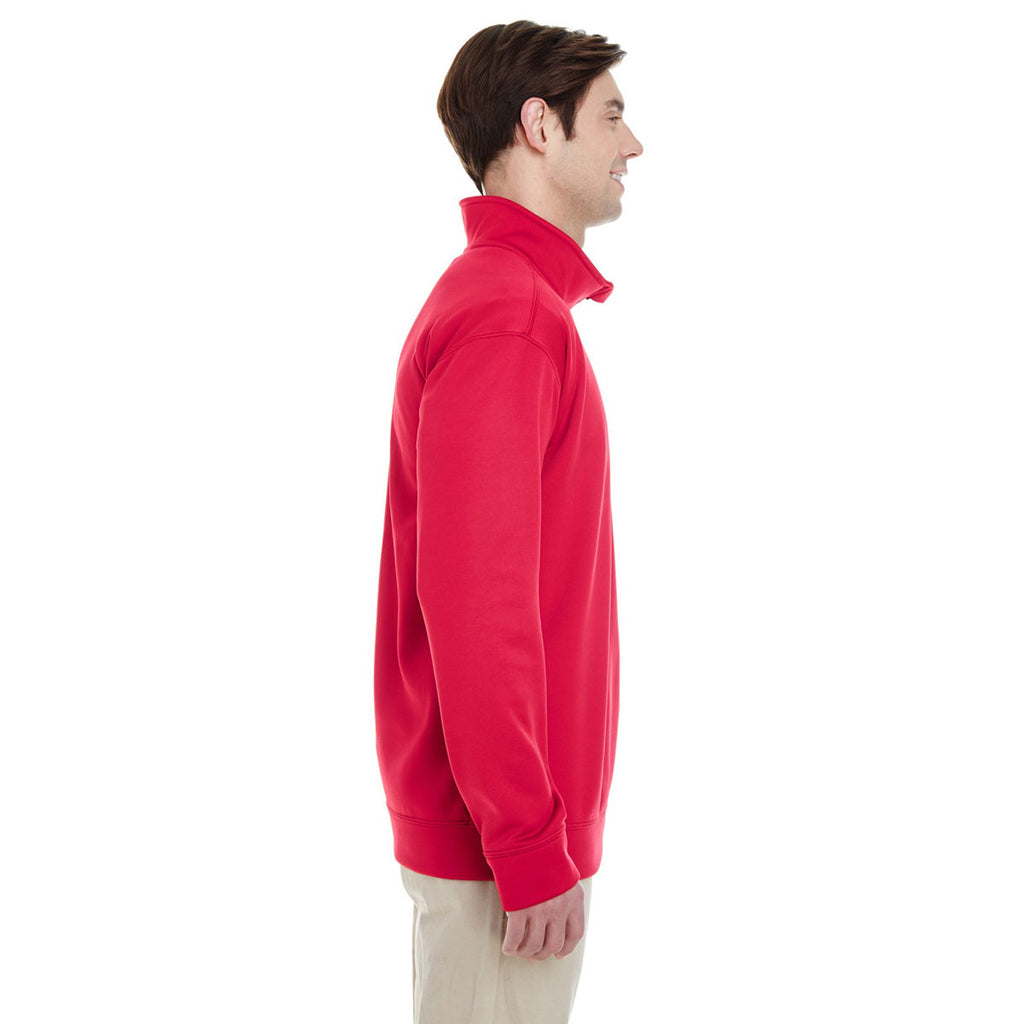 Gildan Unisex Sport Scarlet Red Performance 7 oz. Tech Quarter-Zip Sweatshirt