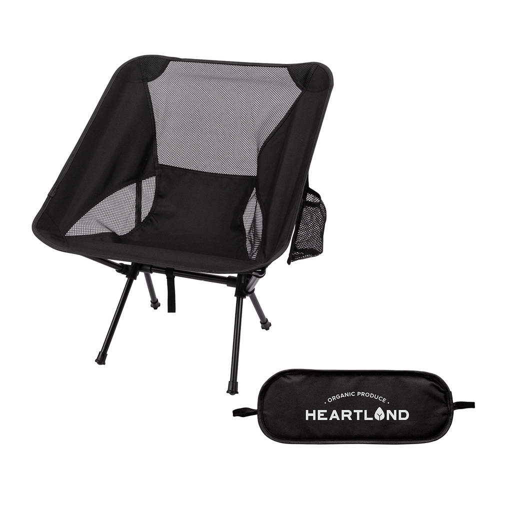 Sycamore Black Portable Folding Chair