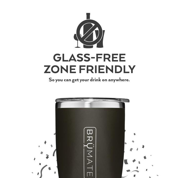 BruMate Grey Rocks Tumbler 12 oz