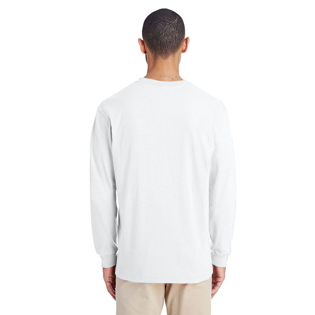 Gildan Unisex White Hammer 6 oz. Long-Sleeve T-Shirt