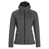 Landway Women's Dark Ash/Black Hooded Phantom Soft-Shell