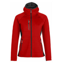 Landway Women's Red/Black Hooded Phantom Soft-Shell