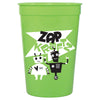 Bullet Lime Green Solid 16oz Stadium Cup