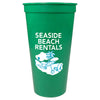 Bullet Green Solid 24oz Stadium Cup