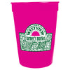 Bullet Neon Pink Solid 12oz Stadium Cup