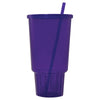 Bullet Amethyst Jewel 32oz Car Cup with Lid and Straw
