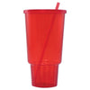 Bullet Ruby Jewel 32oz Car Cup with Lid and Straw
