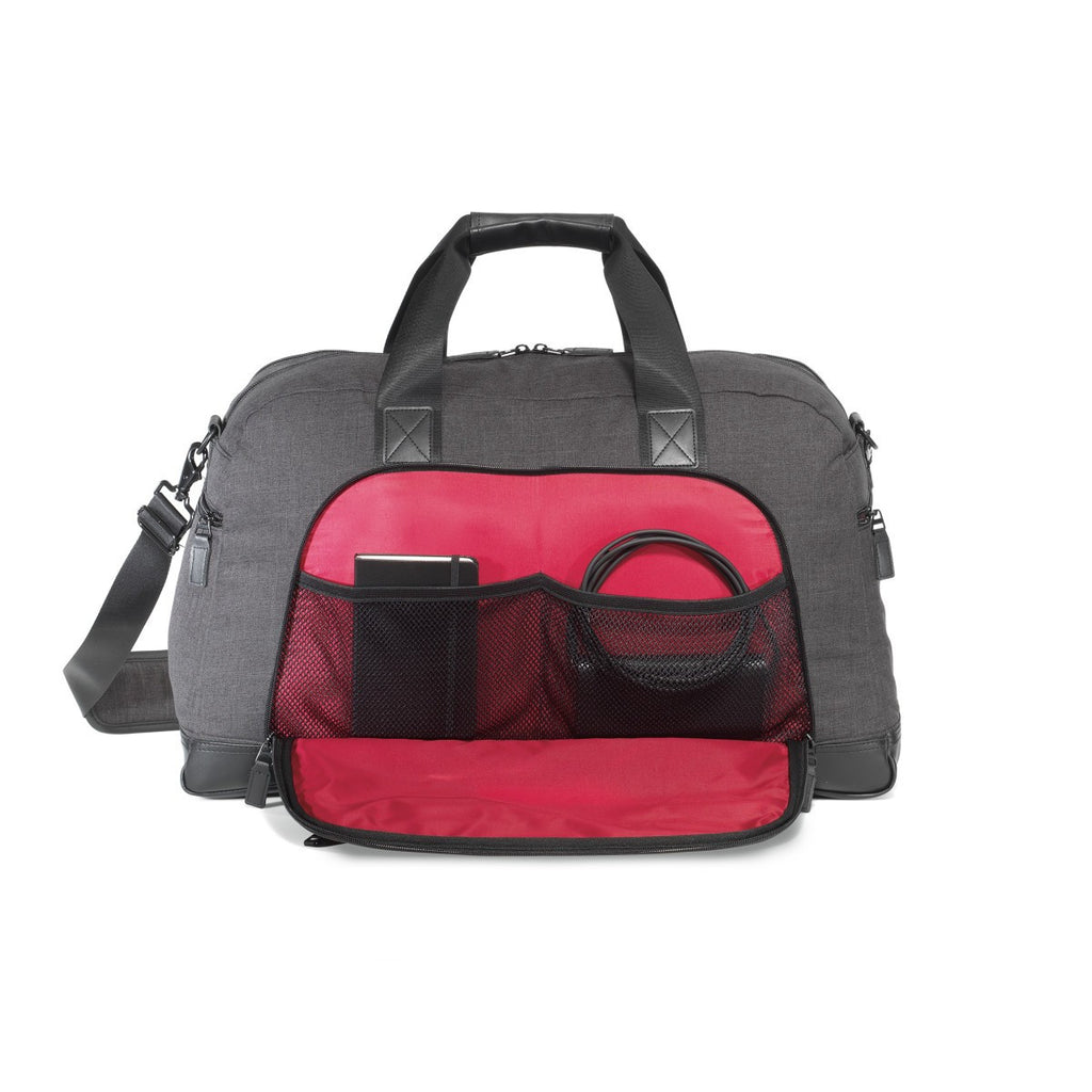 Heritage Supply Charcoal Heather Tanner Travel Duffel