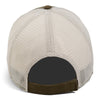 Paramount Apparel Earth Olive/Ivory Washed Soft Mesh Cap