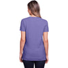 Fruit of the Loom Women's Retro Heather Purple ICONIC T-Shirt