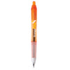 BIC Intensity Click Clear Orange Gel Pen