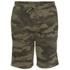 Independent Trading Co. Men's Forest Camo Midweight Fleece Short