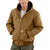 Carhartt Men's Brown Quilted Flannel Lined Duck Active Jacket