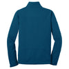 Port Authority Men's Poseidon Blue/Lime Green Traverse Soft Shell Jacket