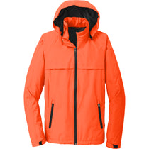 Port Authority Men's Orange Crush Torrent Waterproof Jacket