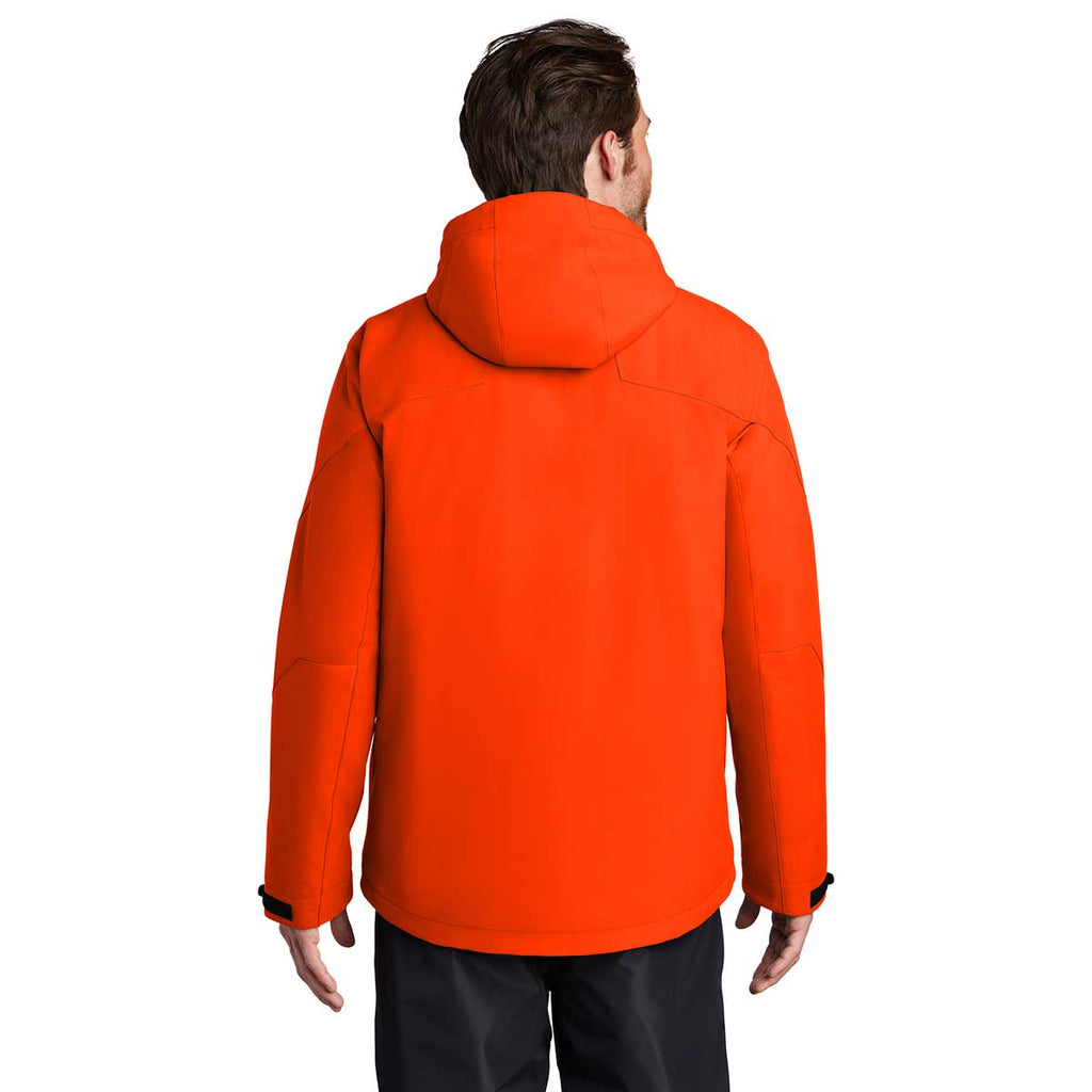Port Authority Men's Fire Orange Insulated Waterproof Tech Jacket
