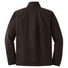 Port Authority Men's Cafe Brown Textured Soft Shell Jacket