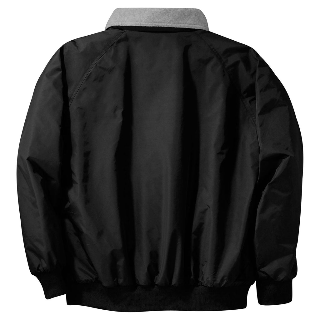 Port Authority Men's True Black/ Grey Heather Challenger Jacket