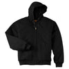 CornerStone Men's Black Duck Cloth Hooded Work Jacket