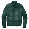 Port Authority Men's Tree Green/ Marine Green Packable Puffy Jacket