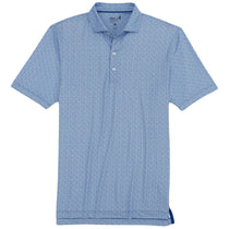 Johnnie-O Men's Royal Hinson Printed Jersey Performance Polo