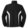 Sport-Tek Men's Black/White Colorblock Raglan Jacket