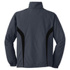 Sport-Tek Men's Graphite Grey/Black Colorblock Raglan Jacket