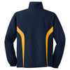 Sport-Tek Men's True Navy/Gold Colorblock Raglan Jacket