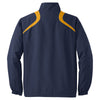 Sport-Tek Men's True Navy/Gold 1/2-Zip Wind Shirt