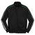 Sport-Tek Men's Black/Forest Green Dot Sublimation Tricot Track Jacket