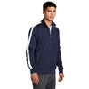 Sport-Tek Men's True Navy/White Tricot Track Jacket