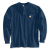 Carhartt Men's Navy Workwear Pocket L/S Henley